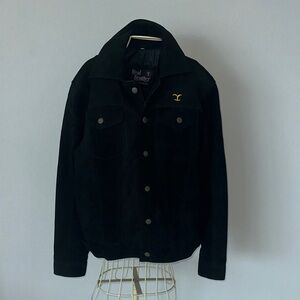 Men's Black Suede Jacket